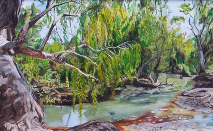 Oil paintings for sale Brisbane from Mitchell Warner fine artist.